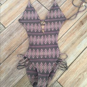 Tori praver one piece swimsuit XS